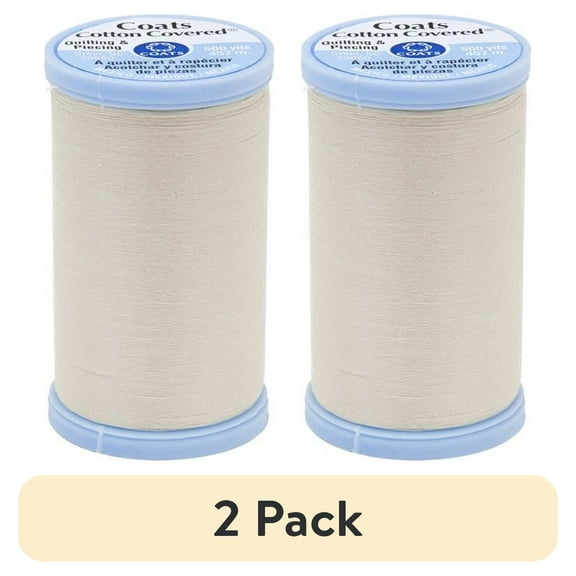 (2 pack) Coats & Clark Quilting and Piecing Thread (500yds)