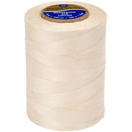 (2 pack) Coats Cotton Machine Quilting Solid Thread 1200yd-Eggshell Cream