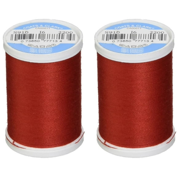 2-pack - Coats Dual Duty XP General Purpose Thread 250yd, Hero Red S910-2200   00073650777134