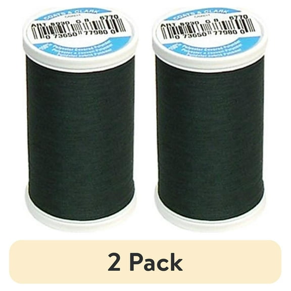 (2 pack) (2 pack) Coats Dual Duty XP General Purpose Thread 500yd-Forest Green