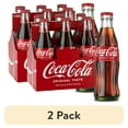 thumbnail image 1 of (2 pack) Coca-Cola Classic Cola Soda Pop, 8 fl oz Glass Bottles, 6 Pack, 1 of 16