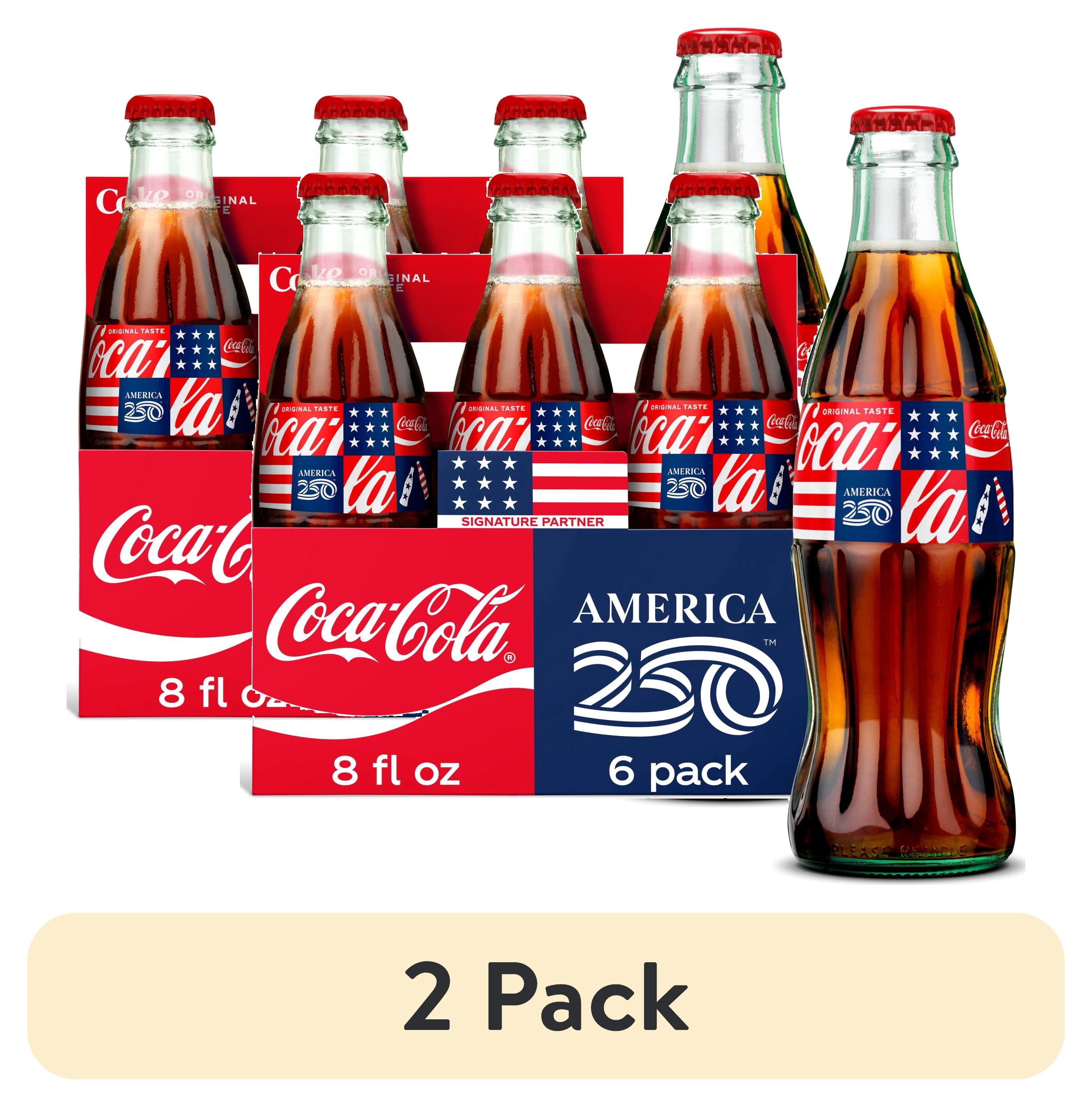 Amazon Cola (2 pack) Coca-Cola Soda Pop Glass Bottles, 8 fl oz, 6 Pack - Walmart.com