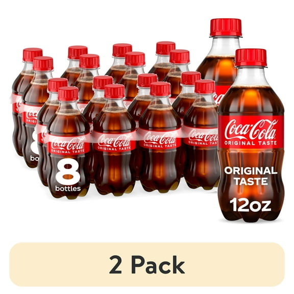 Coca-Cola Classic Soda Pop, 12 fl oz Bottles, 8 Pack