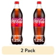thumbnail image 1 of (2 pack) Coca-Cola Cherry Soda Pop Bottle, 1.25 Liters, 1 of 17