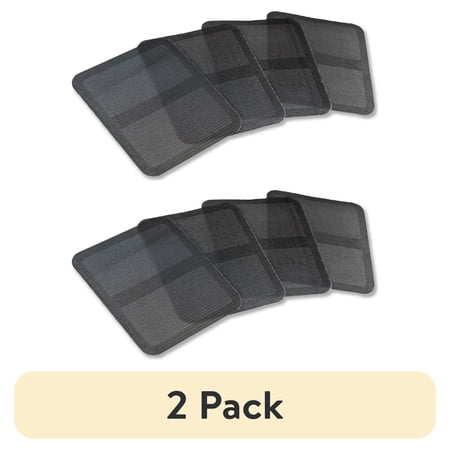 (2 pack) Coghlan's Tent and Mosquito Mesh Repair Patches, Black, 4 pack, 3" x 3.5"