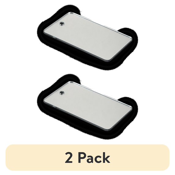 (2 pack) Coghlan's Featherweight Mirror 2.75" x 4.25", Shatterproof, Acrylic Material, Lanyard Hole Included