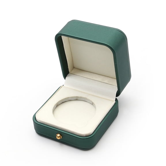 2 pack Coin Display Box, Coin Presentation Display Box Coin Box Coin Case with Coin Holder Fit 35mm Coin for Silver Dollar Collectors, Greenonly 2 storage boxes available