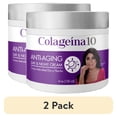 thumbnail interactive-video image 1 of (2 pack) Colageina 10 Anti-Aging Day & Night Cream, Moisturizer for Normal Skin Type, 4 oz, 1 of 10