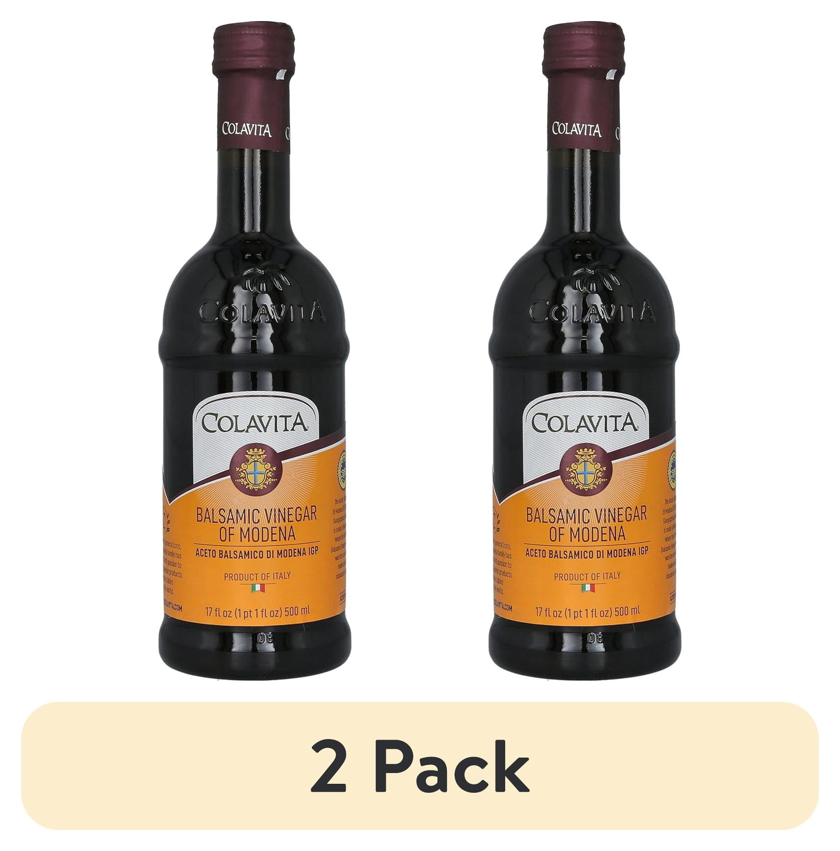 (2 pack) Colavita Balsamic Vinegar of Modena IGP, 17 Fluid Ounce Bottle