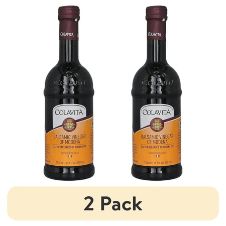 (2 pack) Colavita Balsamic Vinegar of Modena IGP, 17 Fluid Ounce Bottle