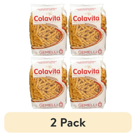 (2 pack) Colavita Gemelli Pasta 16 oz (Pack of 4)