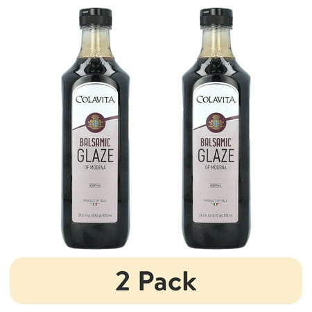 (2 pack) Colavita Original Gluten Free Balsamic Vinegar Glaze, 29.5 Fluid Ounce Bottle