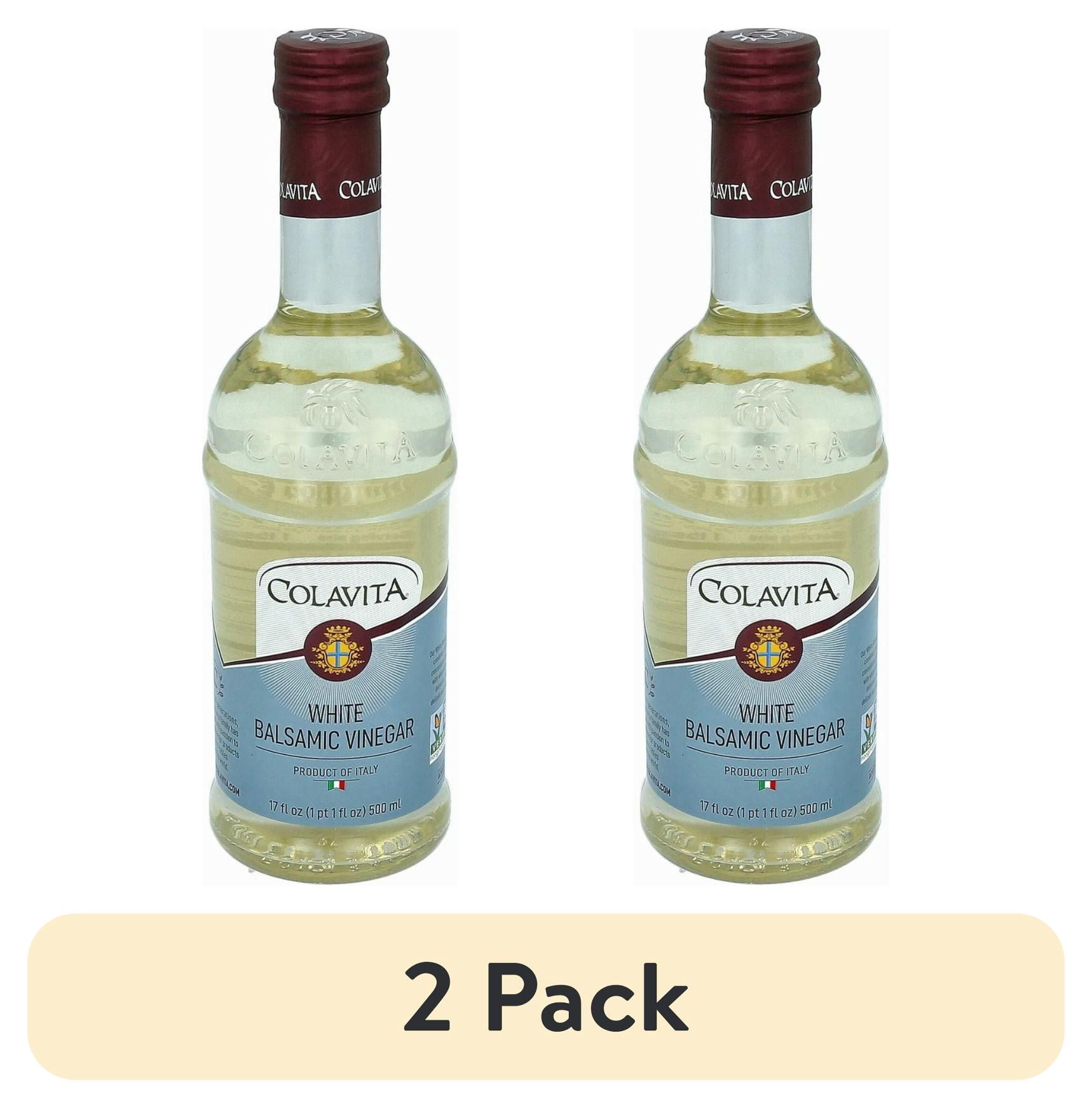 (2 pack) Colavita Gluten Free White Balsamic Vinegar, 17 Fluid Ounce Bottle