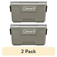 thumbnail image 1 of (2 pack) Coleman 316 Series 70QT Hard Chest Cooler, Silver Ash, 1 of 8