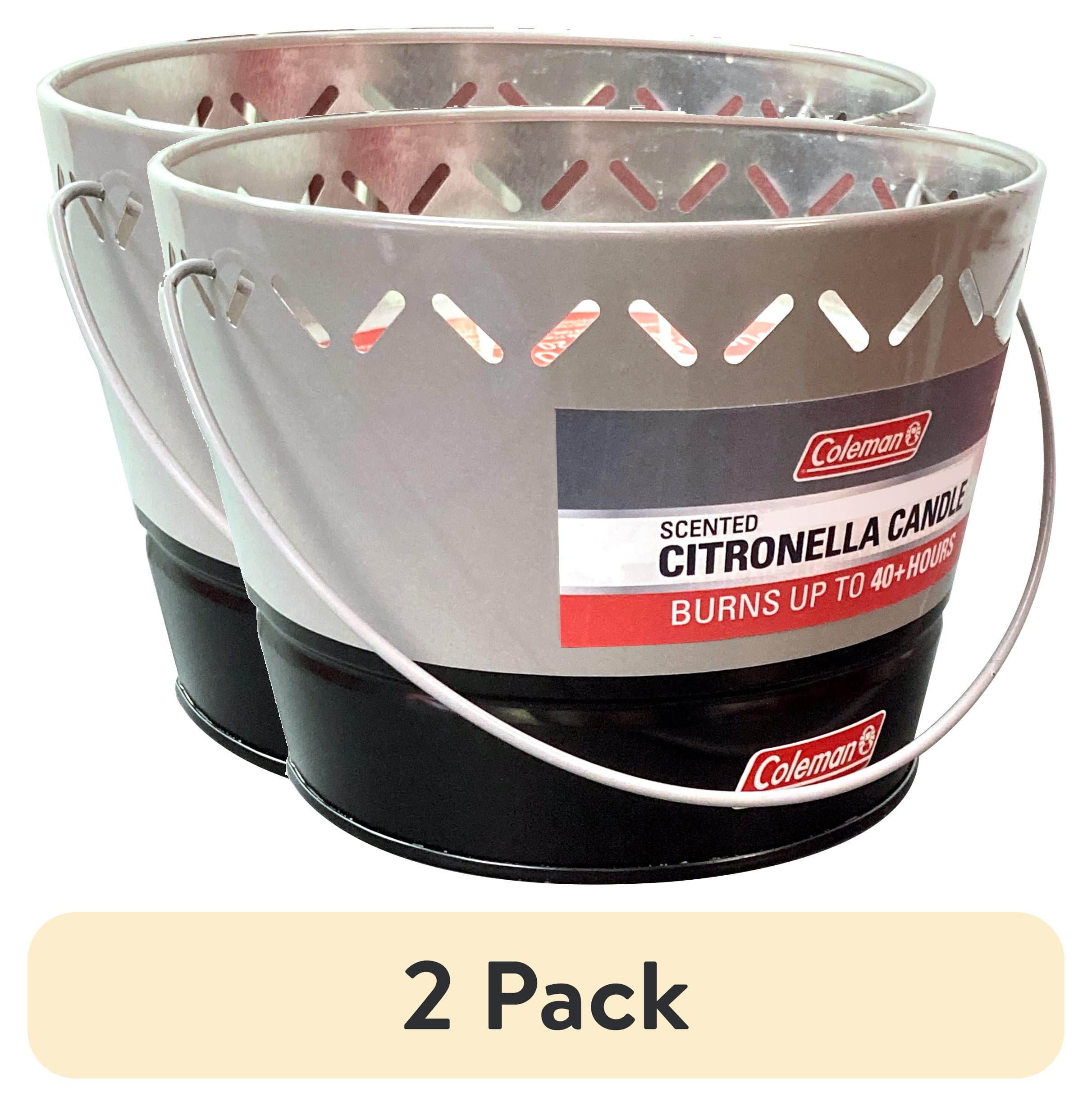 Coleman Brand Triple Wick Citronella Candle 20oz 2-Tone