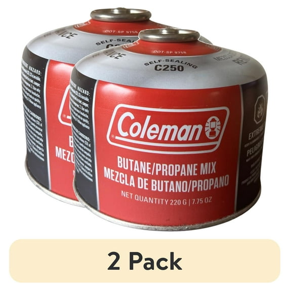 (2 pack) Coleman Butane/Propane Mix Fuel 7.75oz