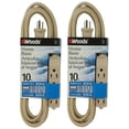thumbnail image 1 of 2-pack - Coleman Cable 2865 Extension Cord, 16/3, 10' SJT 3-Outlet Power, 1 of 1