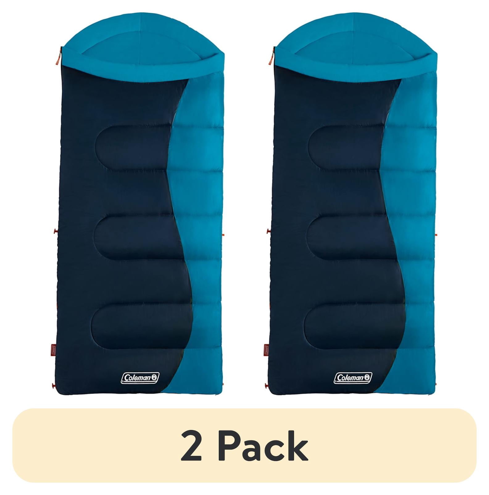 (2 pack) Coleman Montauk 40?F Big and Tall Sleeping Bag