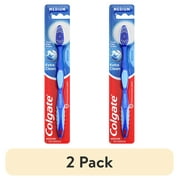 (2 pack) Colgate Extra Clean Full Head Adult Manual Toothbrush, Medium