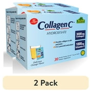2 pack Collagen C  Hydrolysate with Vitamin C - Powder Supplement - Skin, Hair, Nails support - 30 Pack