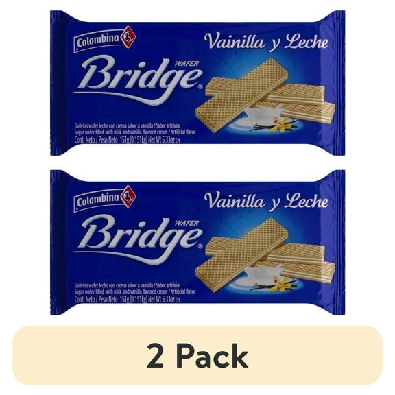 (2 pack) Colombina Bridge Wafer, 5.33 oz