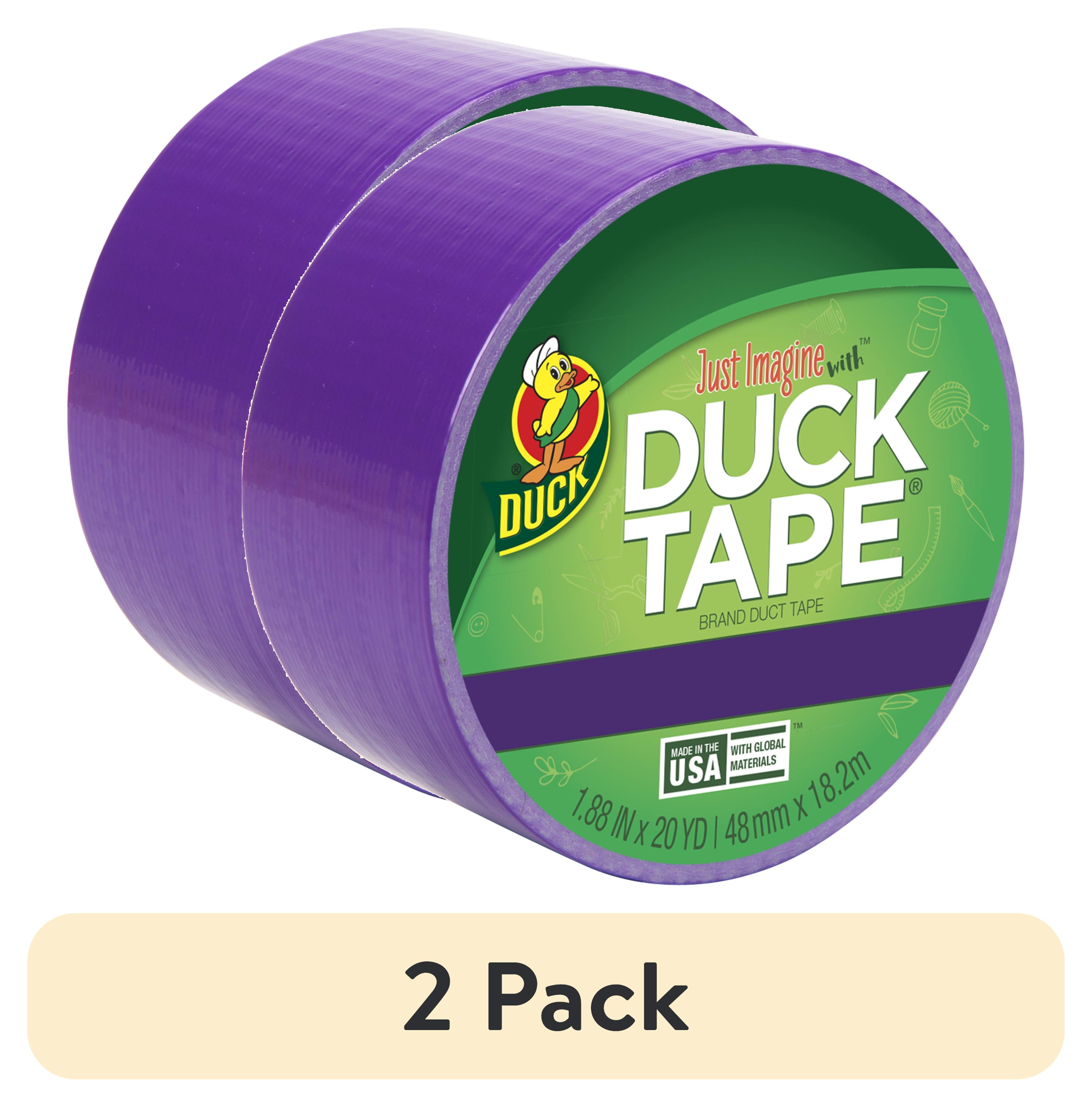 (2 pack) Color Duck Tape Brand Duct Tape, 1.88 in. x 20 yd., Violet