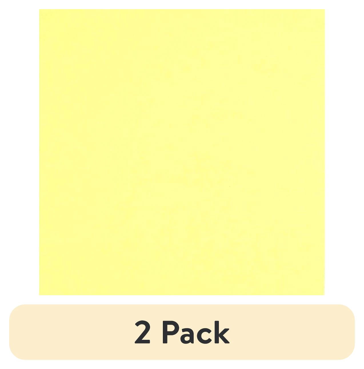 (2 pack) ColorPlan 100lb Cover Solid Cardstock 12"X12" 10/Pkg-Sorbet Yellow