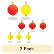 (2 pack) Comal Round Foam Snap-On Fishing Bobbers, 8-Pack