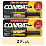 2 pack 2 pack Combat Max Roach Killing Gel for Indoor and Outdoor Use,1 Syringe, 1.05 fl oz