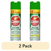 (2 pack) Comet Foam Bathroom Cleaner, Lemon Fresh Scent, 22 ounce