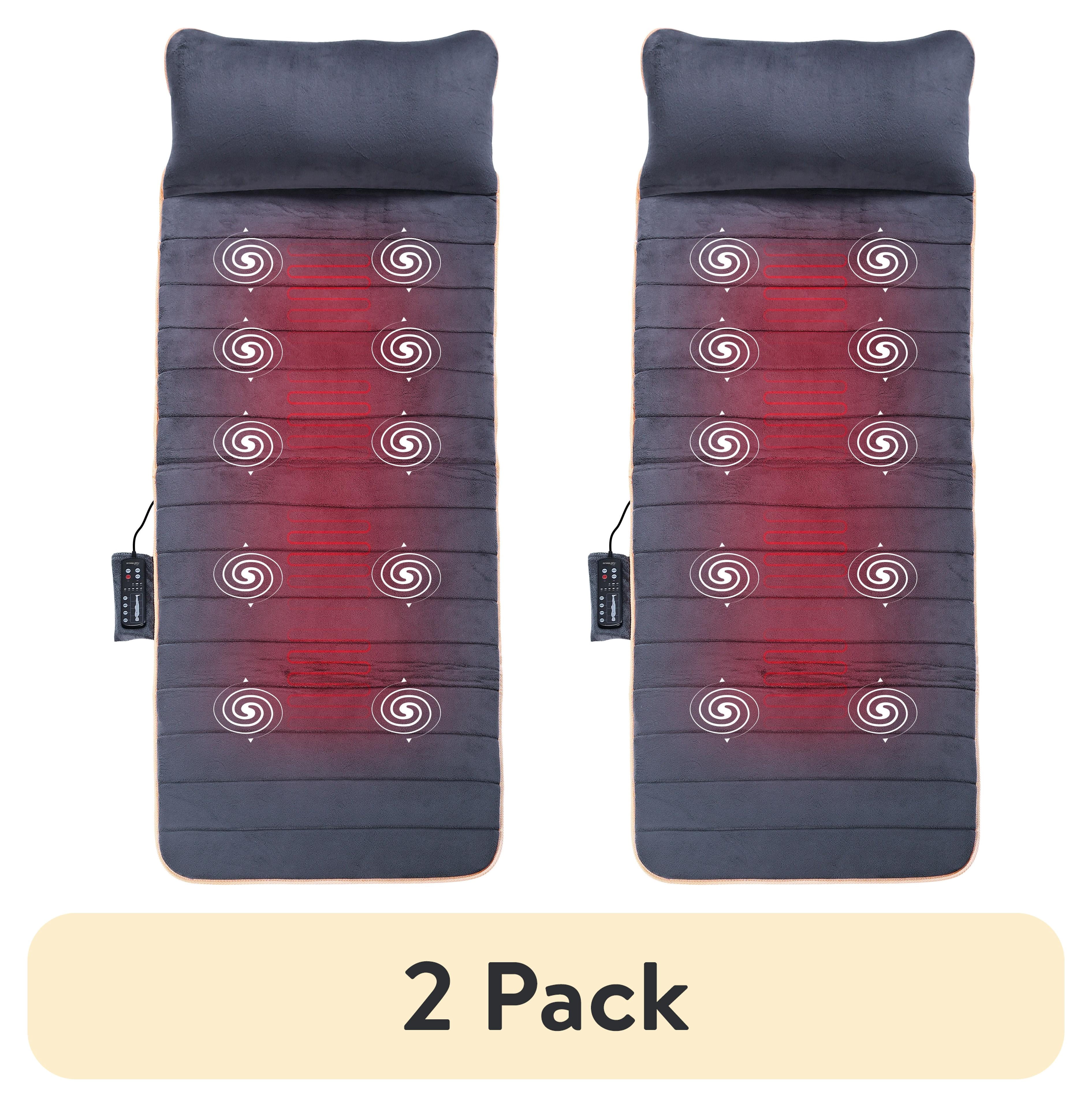 (2 pack) Comfier Deluxe Massage Mat with Soothing Heating Function for Full Body Relaxing