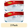 thumbnail image 1 of (2 pack) Command Shower Caddy, Frosted, Large, 1 Caddy, 4 Mounting Bases, 4 Large Strips/Pack, 1 of 13