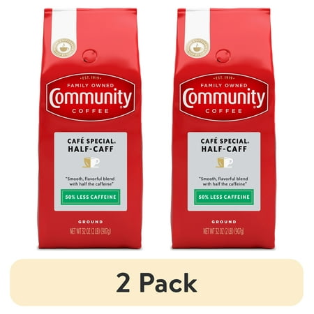 (2 pack) Community® Coffee Half-Caff 32 oz Ground Coffee