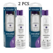 (2 pack) Compatible Solution, For Whirlpool Refrigerator Water Filter for Everydrop Filter 1, Single-Pack