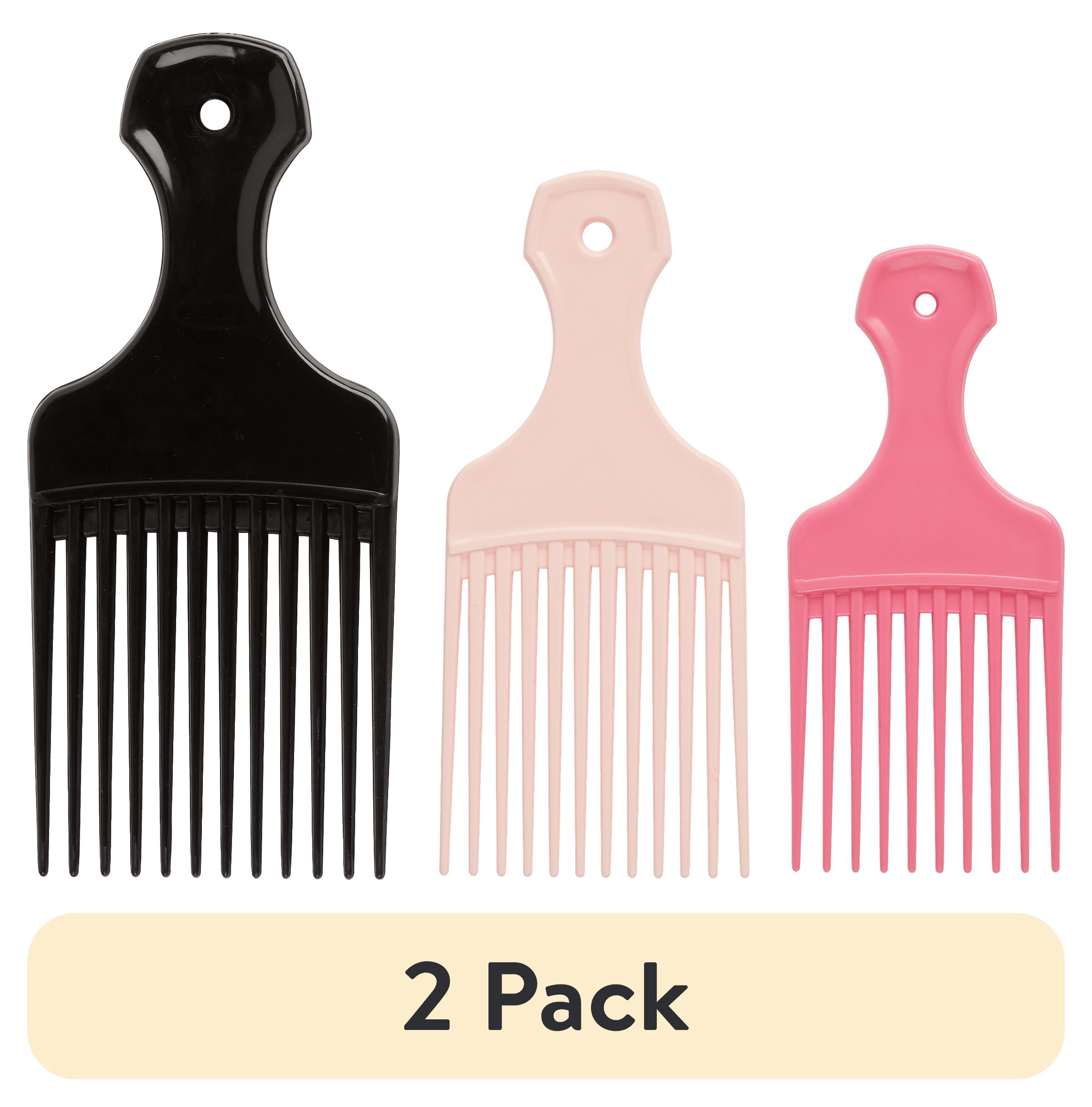 (2 pack) Conair Lift & Define Detangling Hair Pick Combs, 3-Pack with Small, Medium, Large
