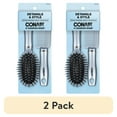 thumbnail image 1 of (2 pack) Conair Mid-Size Cushion Brush and Comb Set, Travel-Friendly Detangling Duo for All Hair Types, 1 of 13