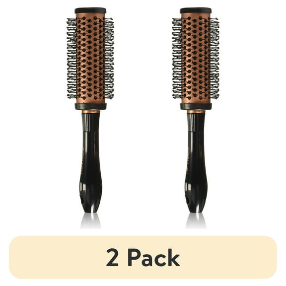 Conair Copper Collection Adult Oblong Small Professional Synthetic Bristle Hair Brush, Detangling