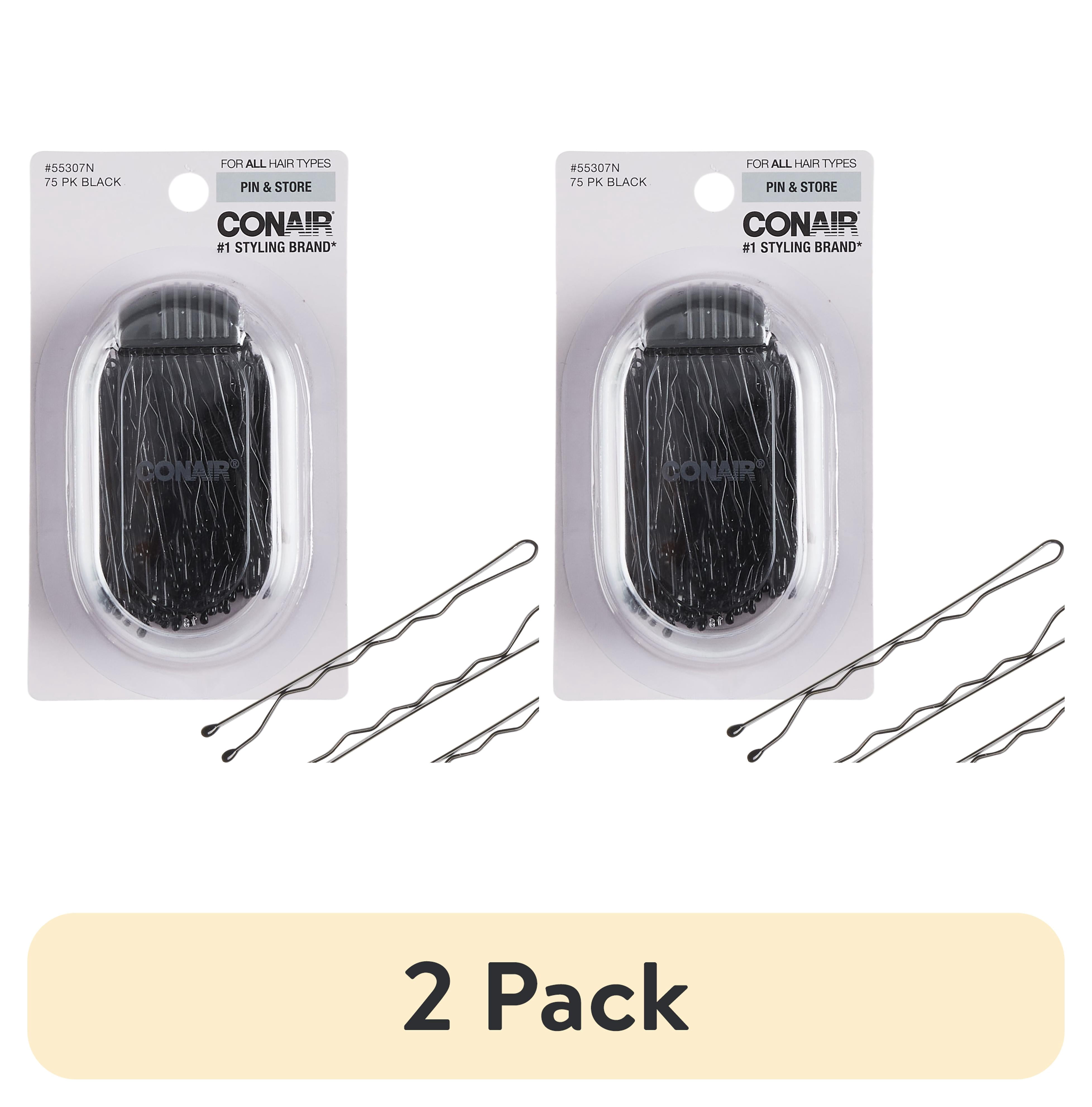New CHANEL Black and White Logo Bobby Pins - Set of 4 Black & White CC Button Hair Clip - Designer Button Jewelry main image 2