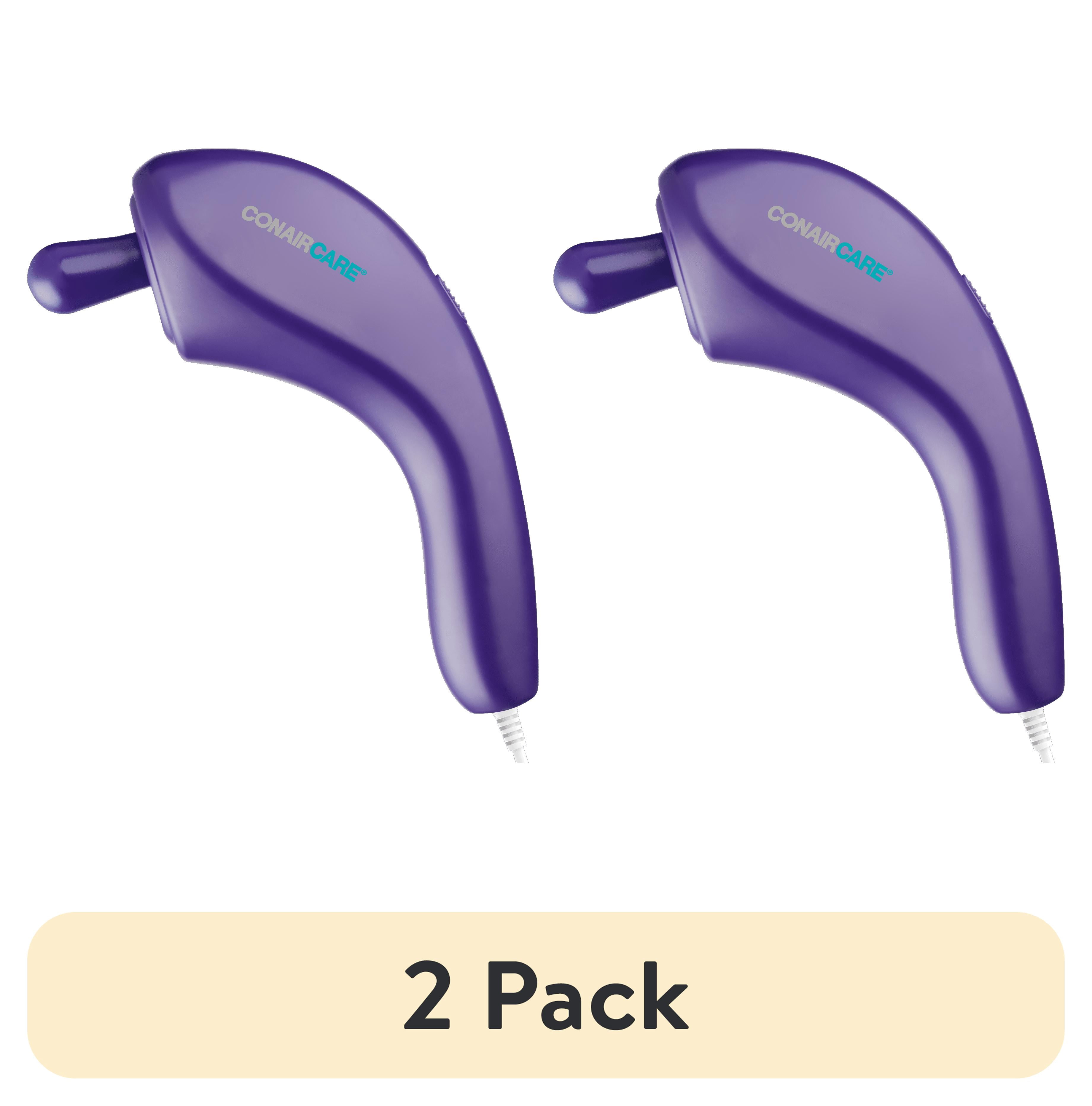 (2 pack) ConairCare Face and Body Massager, Includes 4 Attachments, Future Dusk