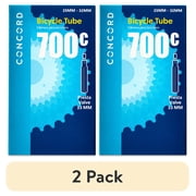 (2 pack) Concord Replacement Bicycle Inner Tube, 700c x 25/32, Presta Valve