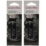 2-pack - Conte   Paris "B" 2 Count Sketching Crayons, Black