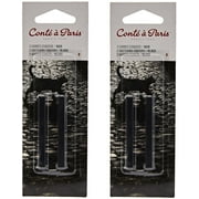 Conte   Paris B 2 Count Sketching Crayons, Black, 2-pack
