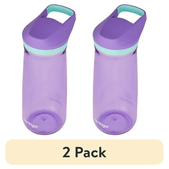 (2 pack) Contigo Kids’ Micah Water Bottle with Leak-Proof Lid, 20 Oz.
