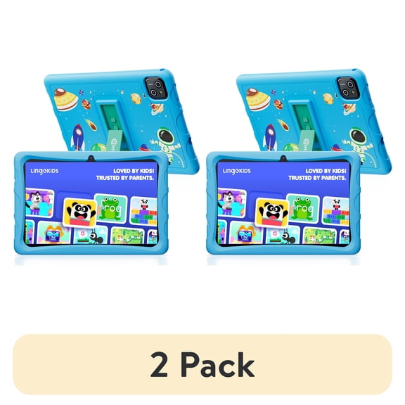 (2 pack) Contixo K103A Kids Tablets, Educational Tablets for Kids with Kid-Proof Tablet Case, 10", Blue