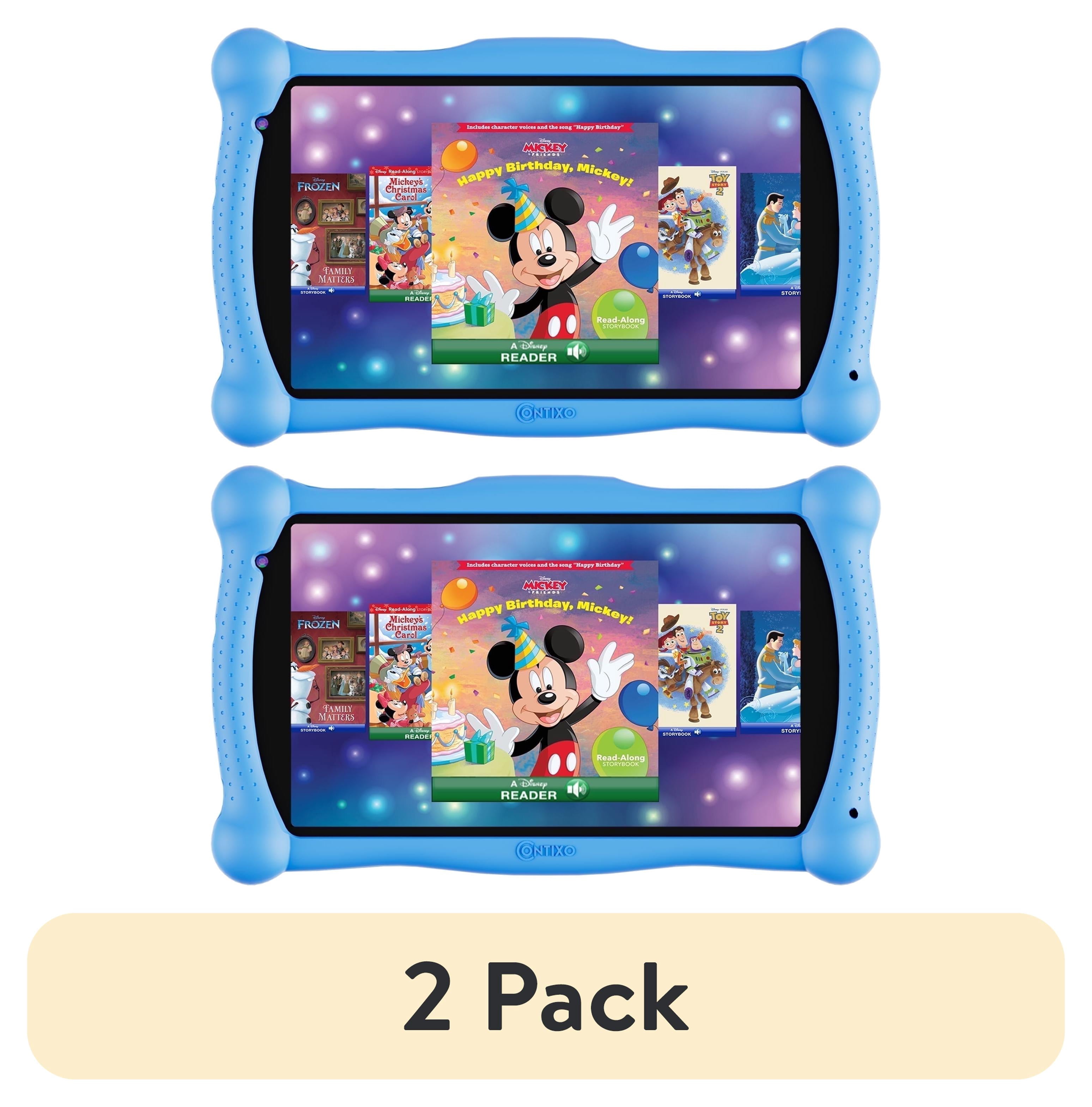 (2 pack) Contixo 7-Inch Kids Tablets Bundle, 32GB Educational Android ...