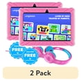 thumbnail image 1 of (2 pack) Contixo Kids Tablets Bundle, 7-Inch Educational Android Tablet and Wired Headphones for Kids Ages 3-7, Pink, 1 of 11