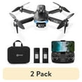 thumbnail image 1 of (2 pack) Contixo F19 Foldable Mini Drone w/1080P Camera, Obstacle Avoidance, 2 Batteries w/case, 1 of 10