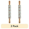 thumbnail image 1 of (2 pack) Cook With Color White 17in silicone rolling pin, 1 of 6