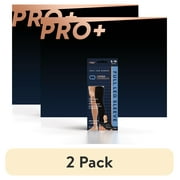 (2 pack) Copper Compression PRO+ Performance Leg Sleeve L-XL: Targeted Compression for Peak Performance. Sports/Fitness: Running, Basketball, Football, X-training, Lifting. Fits men and women. 1 sleeve.