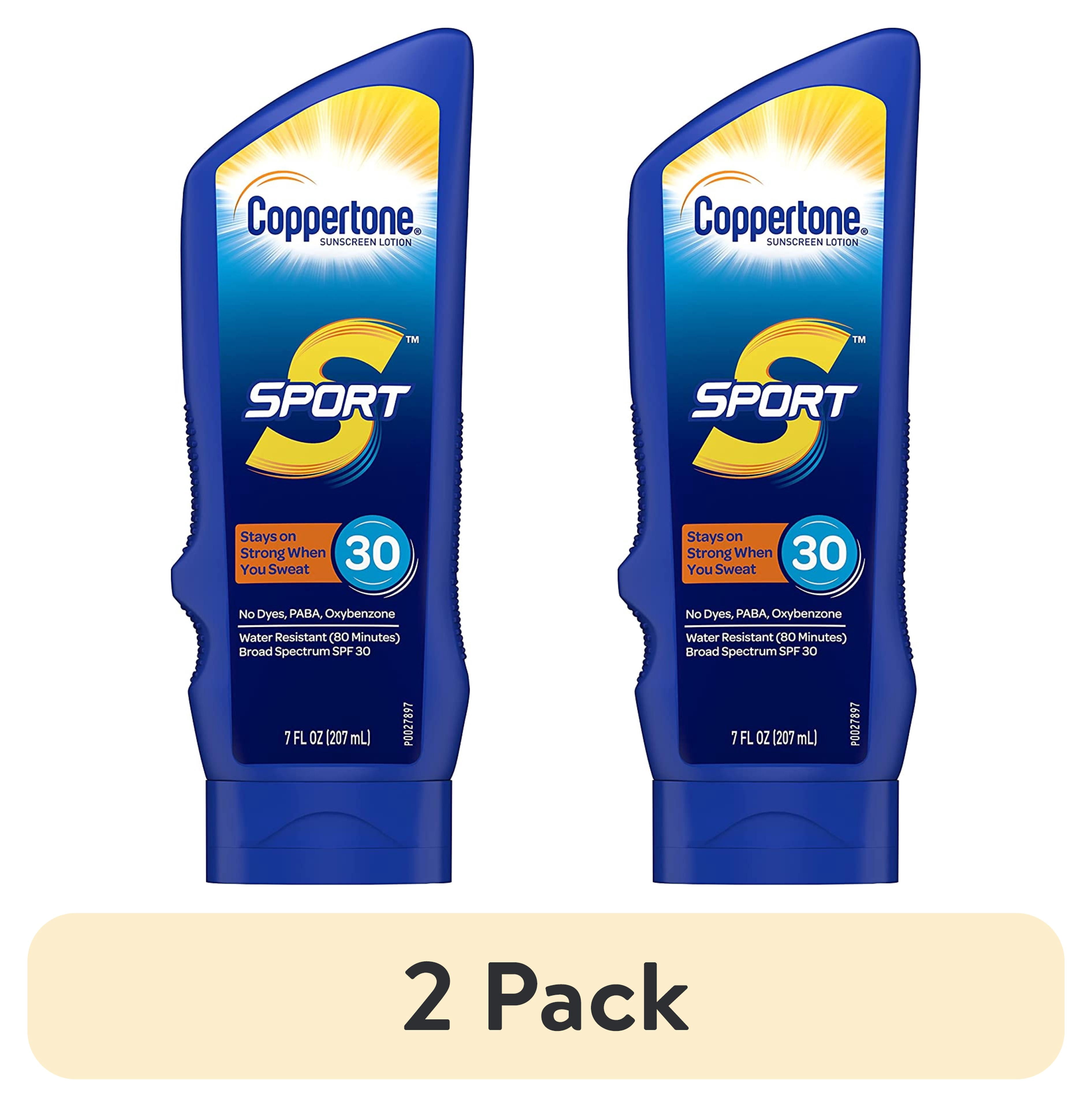 (2 pack) Coppertone Sport Sunscreen Lotion SPF 30, 7 Fl Oz
